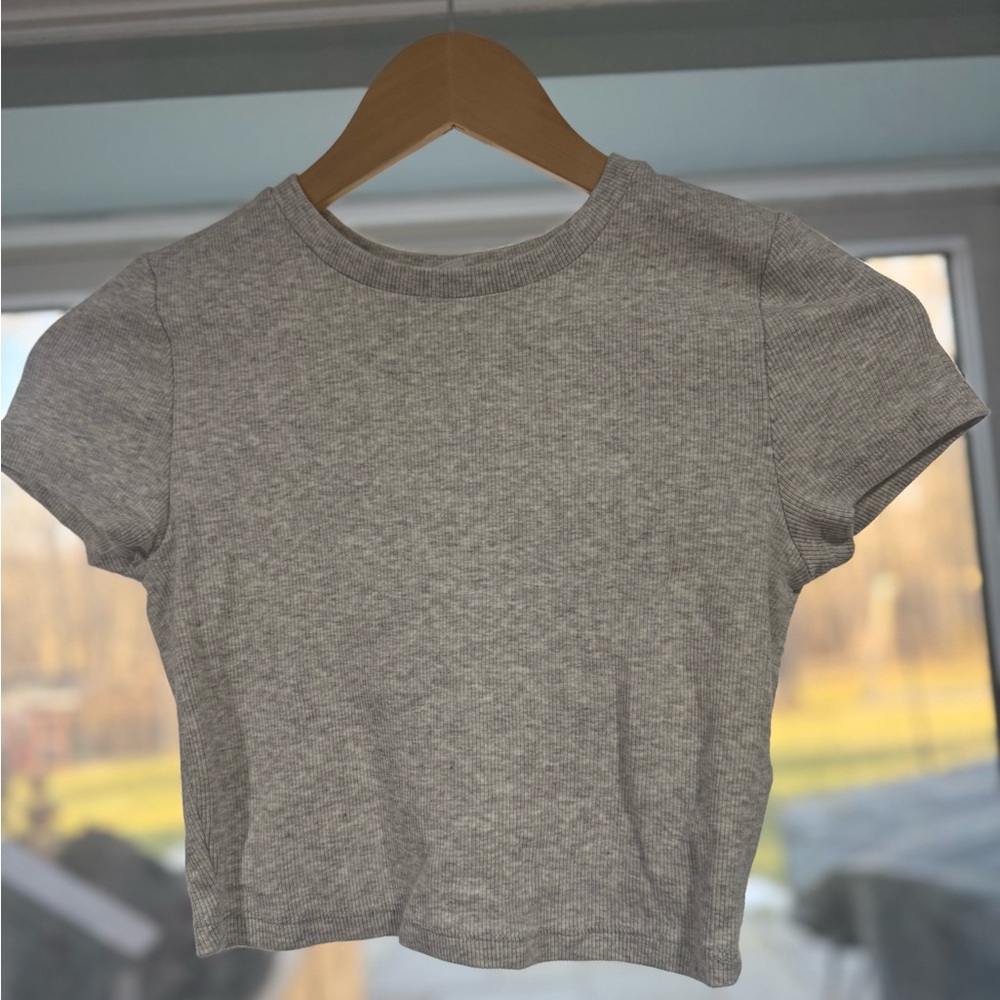 Garage Gray Crop Top